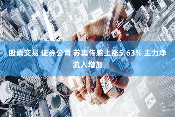 股票交易 证券公司 苏奥传感上涨5.63% 主力净流入增加